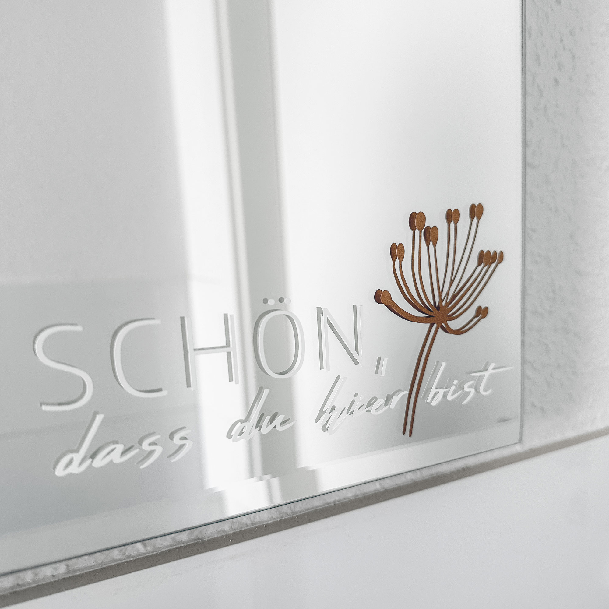 Plotterdatei Spiegel Aufkleber | Spruch – Bild 2