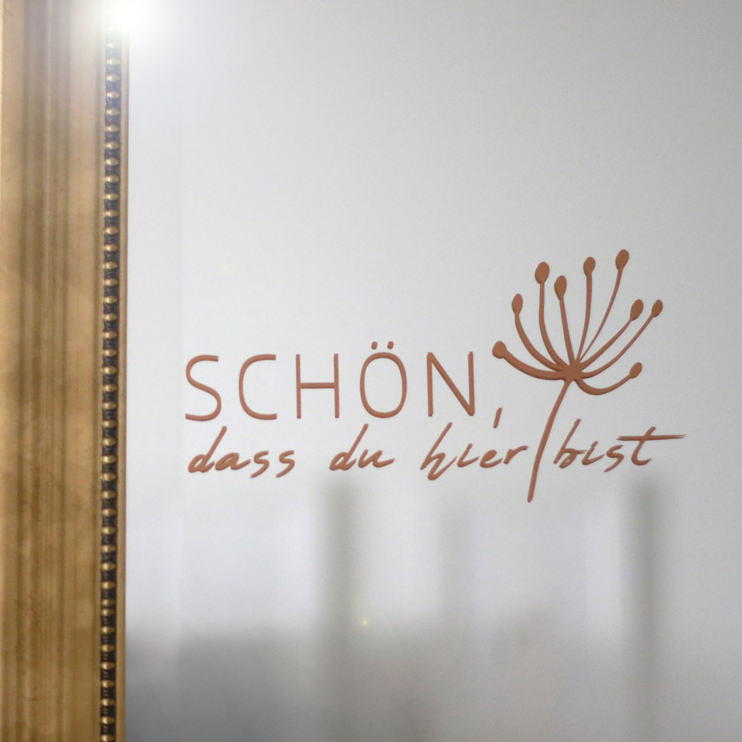 Plotterdatei Spiegel Aufkleber | Spruch