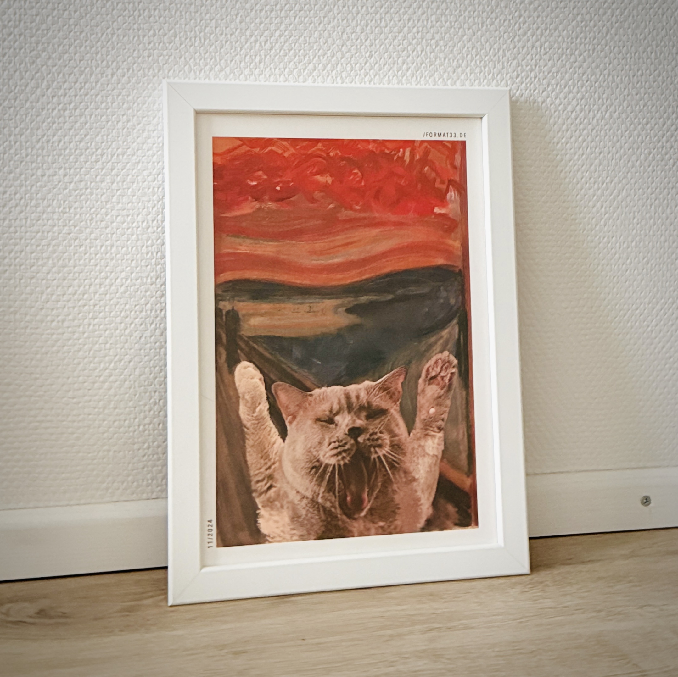 POSTER - DER SCHREI - KATZENKUNST - EDVARD MUNCH – Bild 2