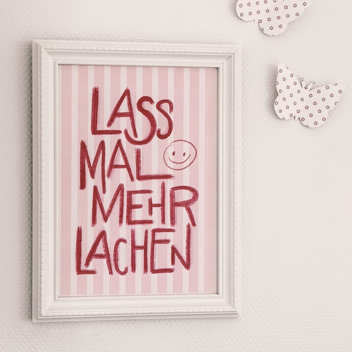 Lass mal mehr lachen | Poster Print | Printable Download – Bild 2