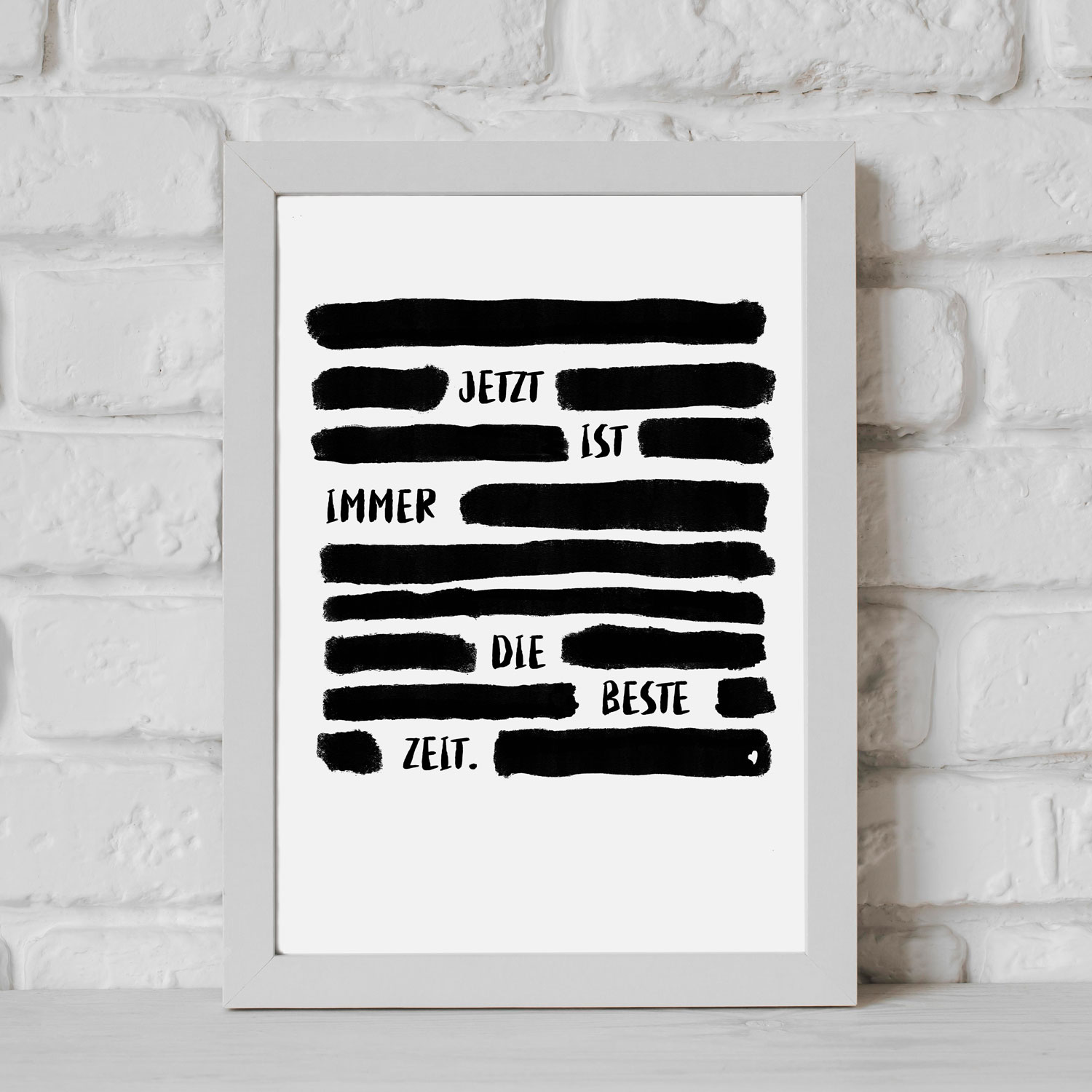 JETZT IST IMMER DIE BESTE ZEIT | PRINT | DOWNLOAD